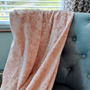 Silk Velvet and Satin Throw